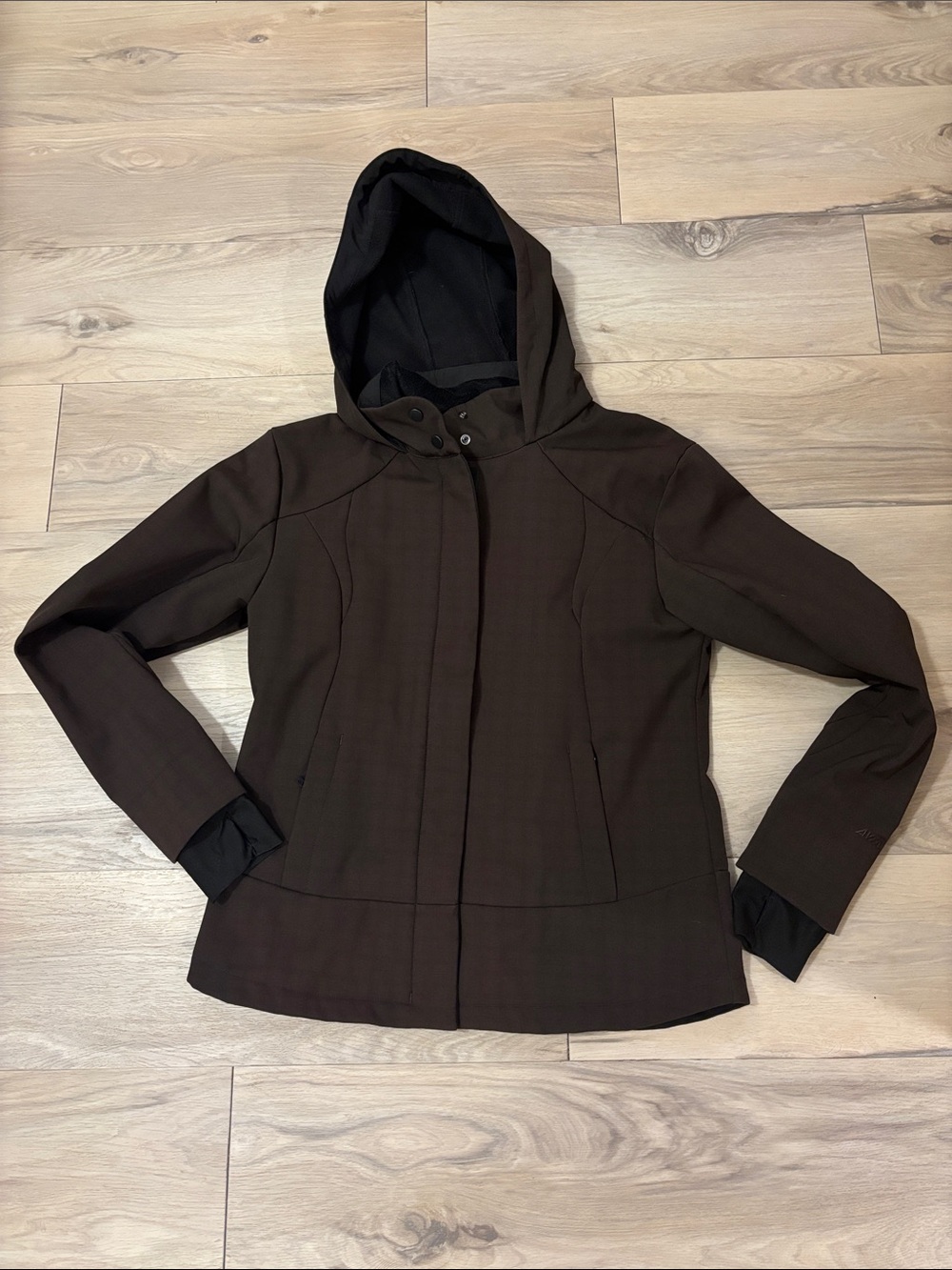 Avia Brown Hooded Utility Jacket